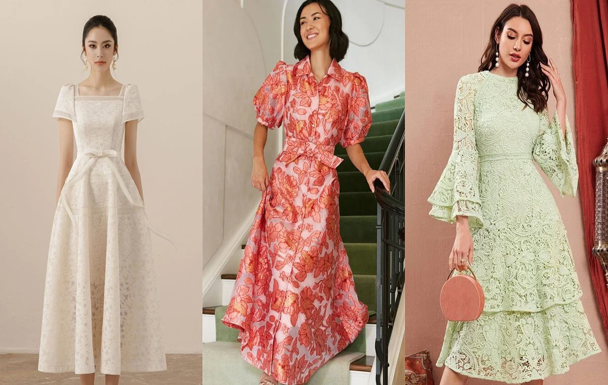 پیراهن ساحلی بلند مجلسی برای عید