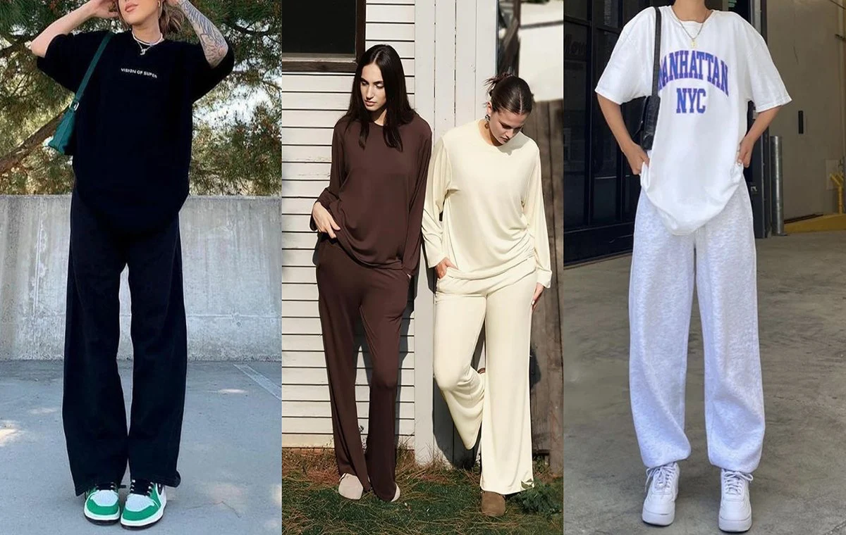 ست تی شرت و شلوار راحتی برای عید