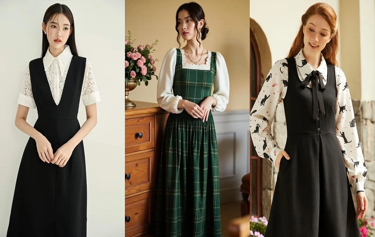 مدل لباس خانگی برای عید؛ سارافون و شومیز