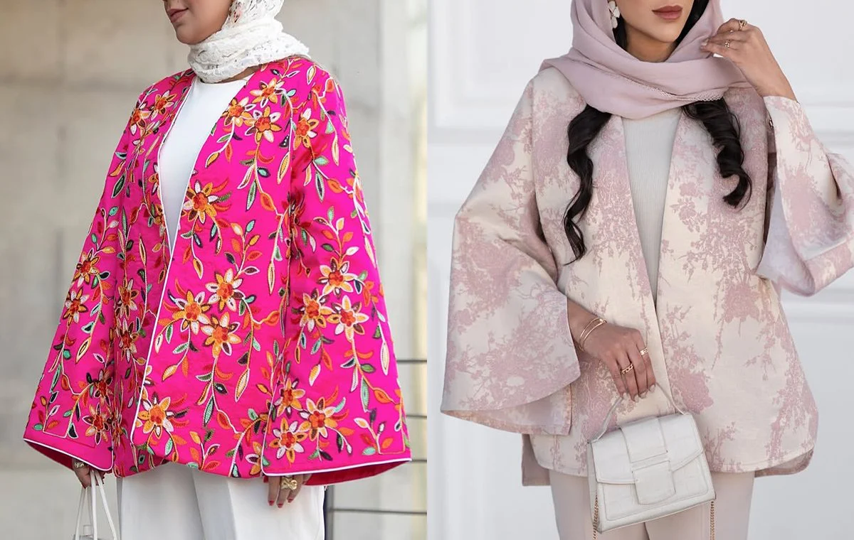 مدل مانتو آستین کلوش