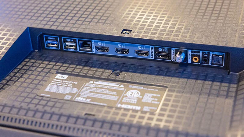 مقایسه پورت‌ها و اتصالات در تلویزیون‌های دوو و تی سی ال