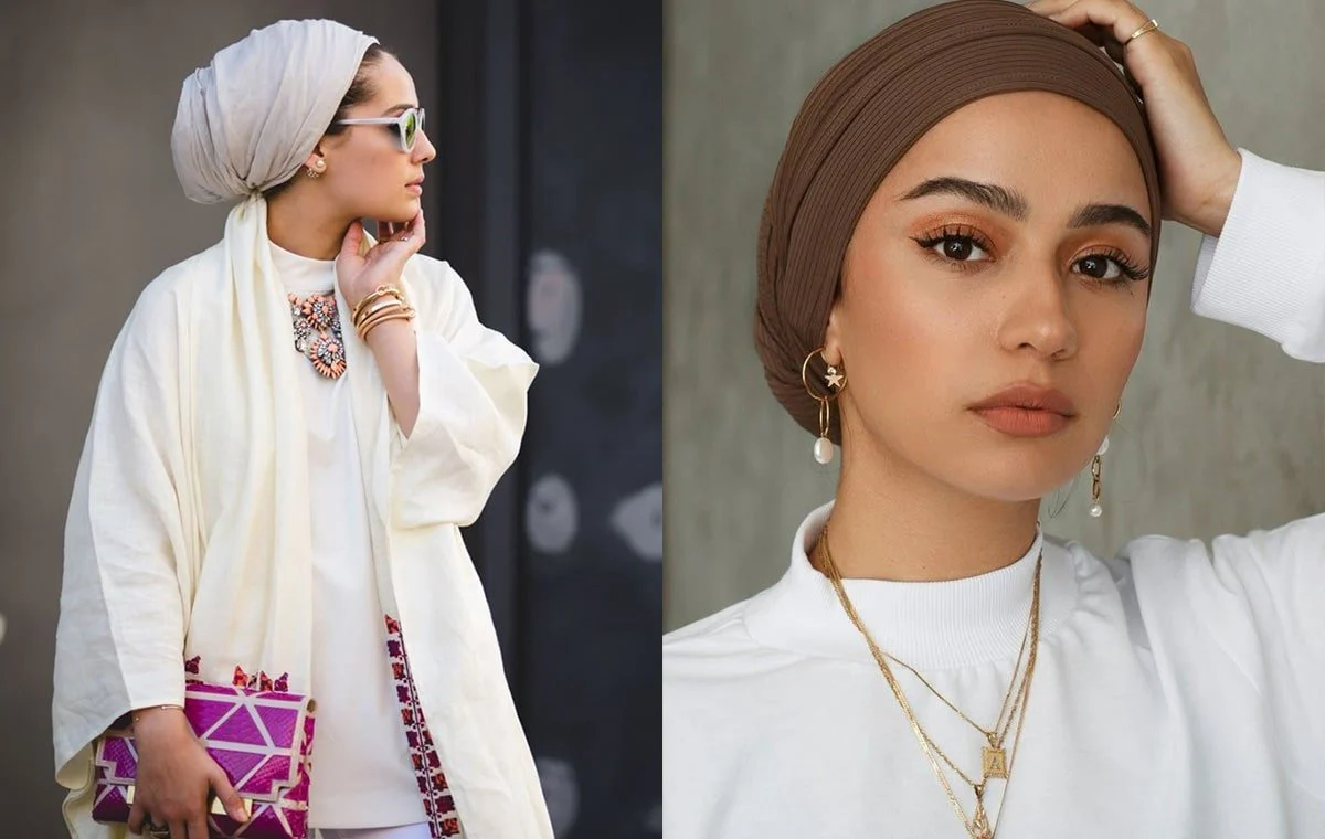 آموزش بستن شال برای مهمانی