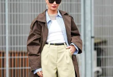 What colours go with brown cloth