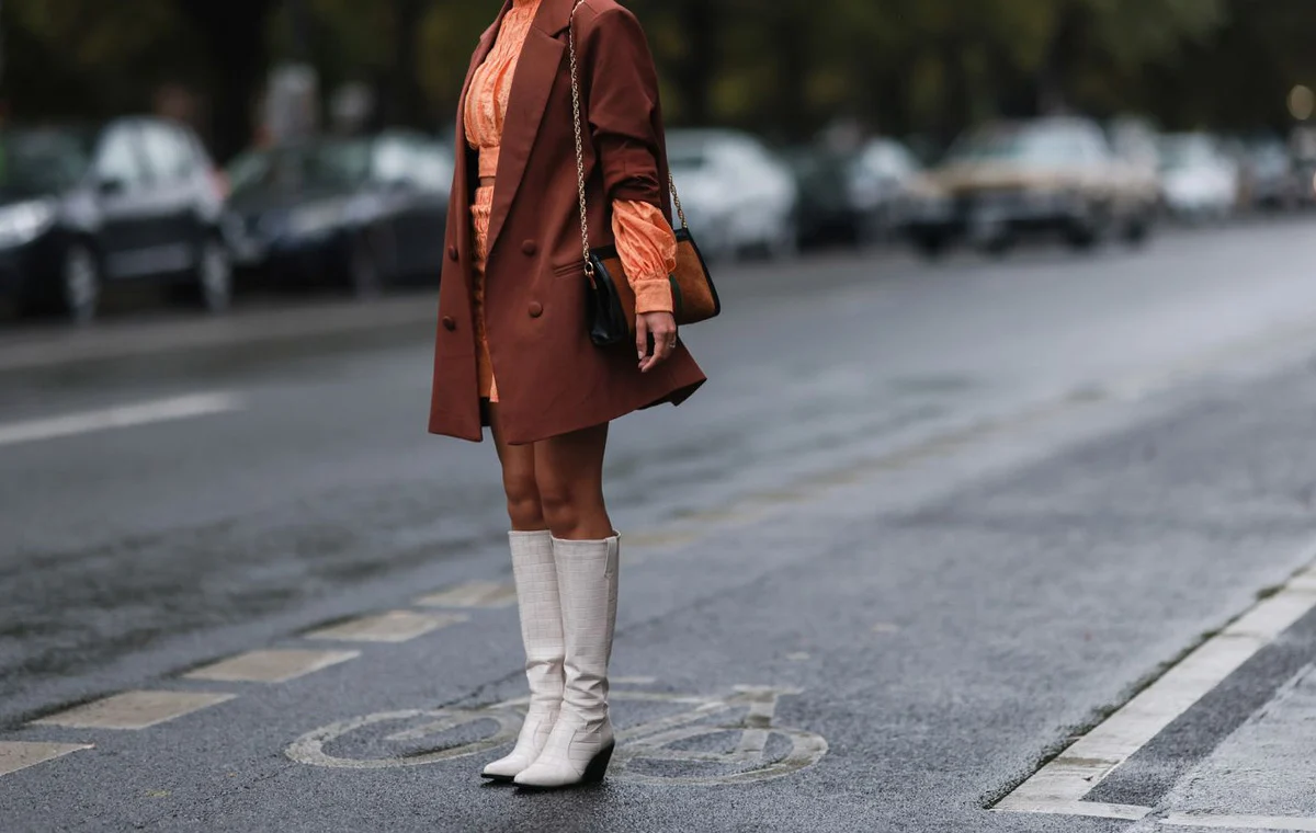 ست قهوه‌ای با صورتی و هلویی