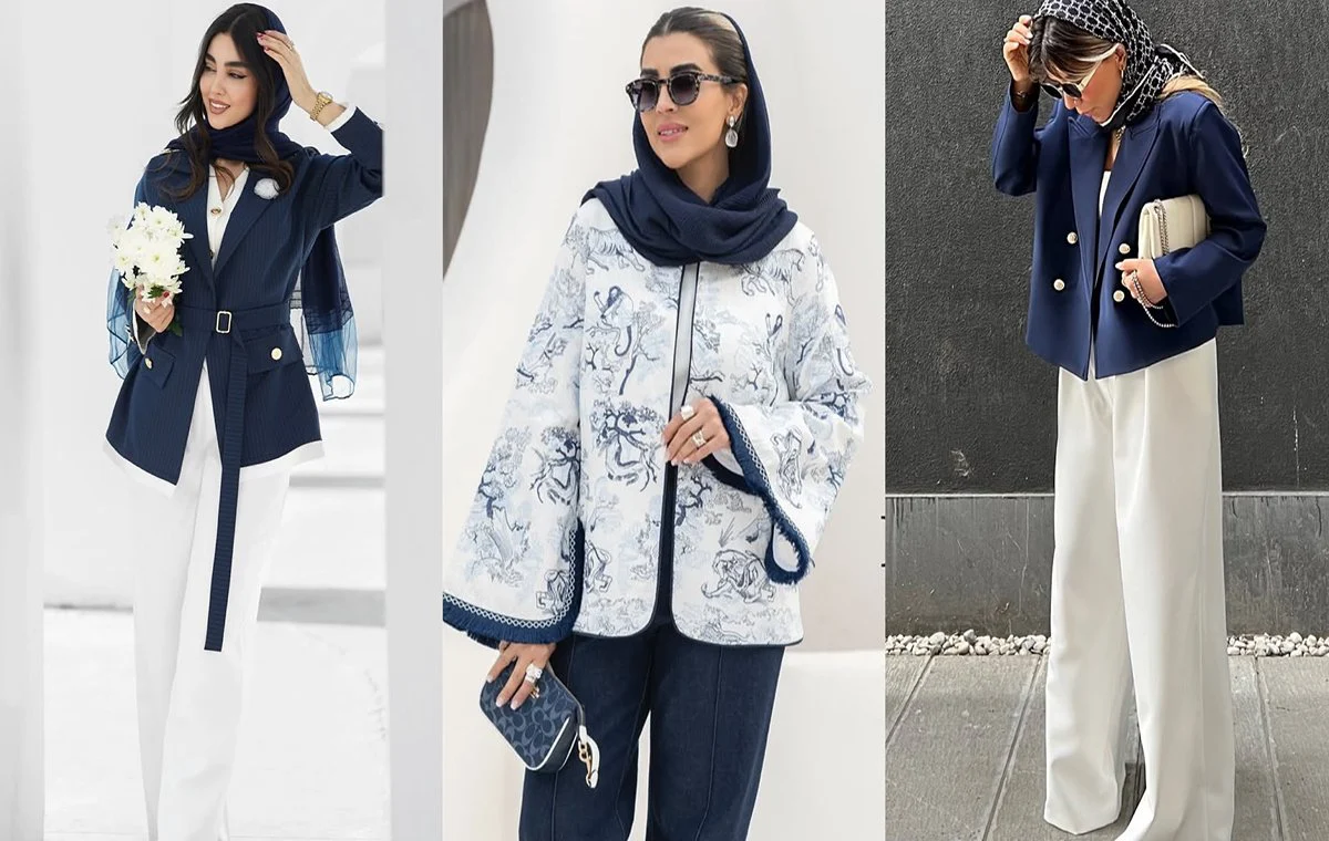 how to wear navy blue 2