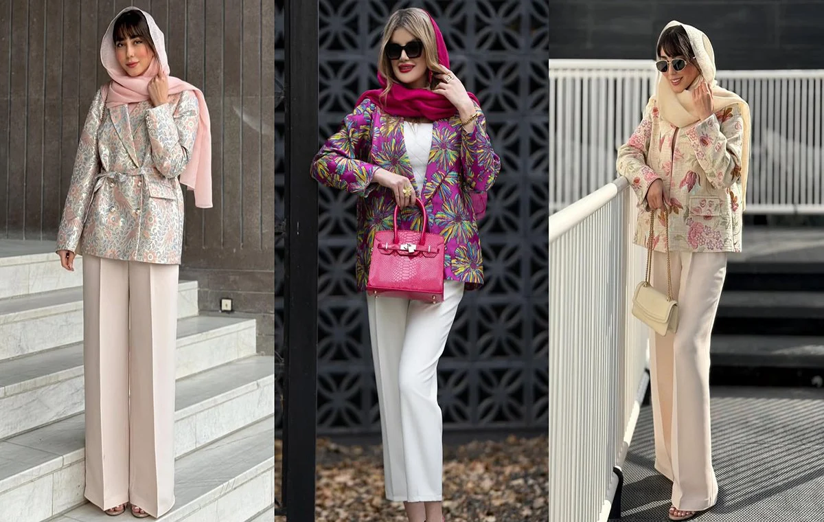 استایل بهاری با لباس‌های گل‌دار