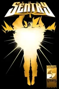 سنتری روی کاور شمارهی ۱ کمیک The Sentry (برای دیدن اندازهی کامل روی تصویر تپ/کلیک کنید)