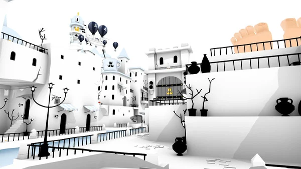 بازی The Unfinished Swan