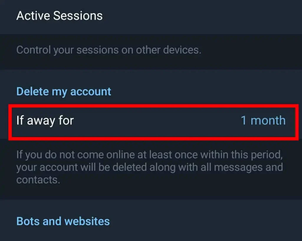چگونه تلگرام را دیلیت اکانت کنیم