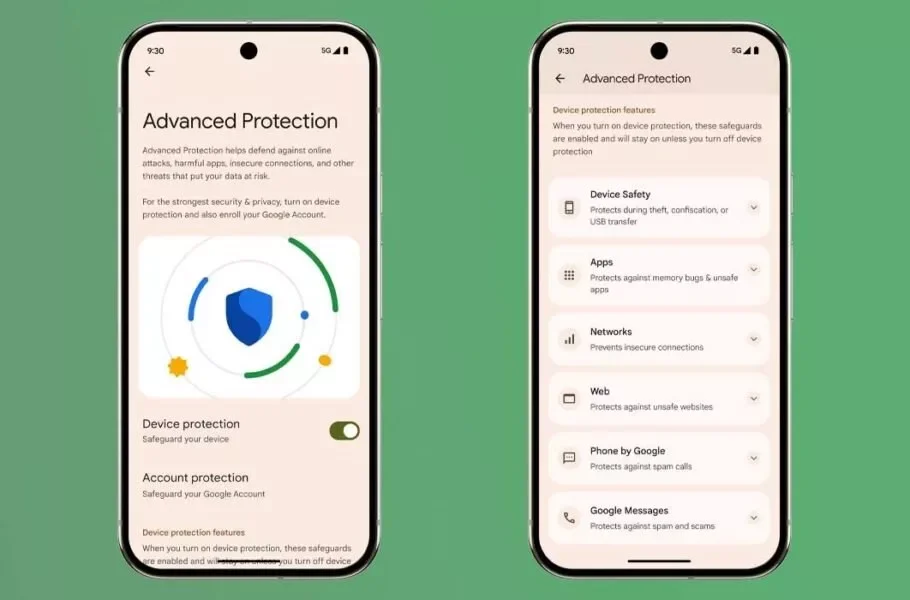 google unveiled Advanced Protection android 16 0 910x600 1