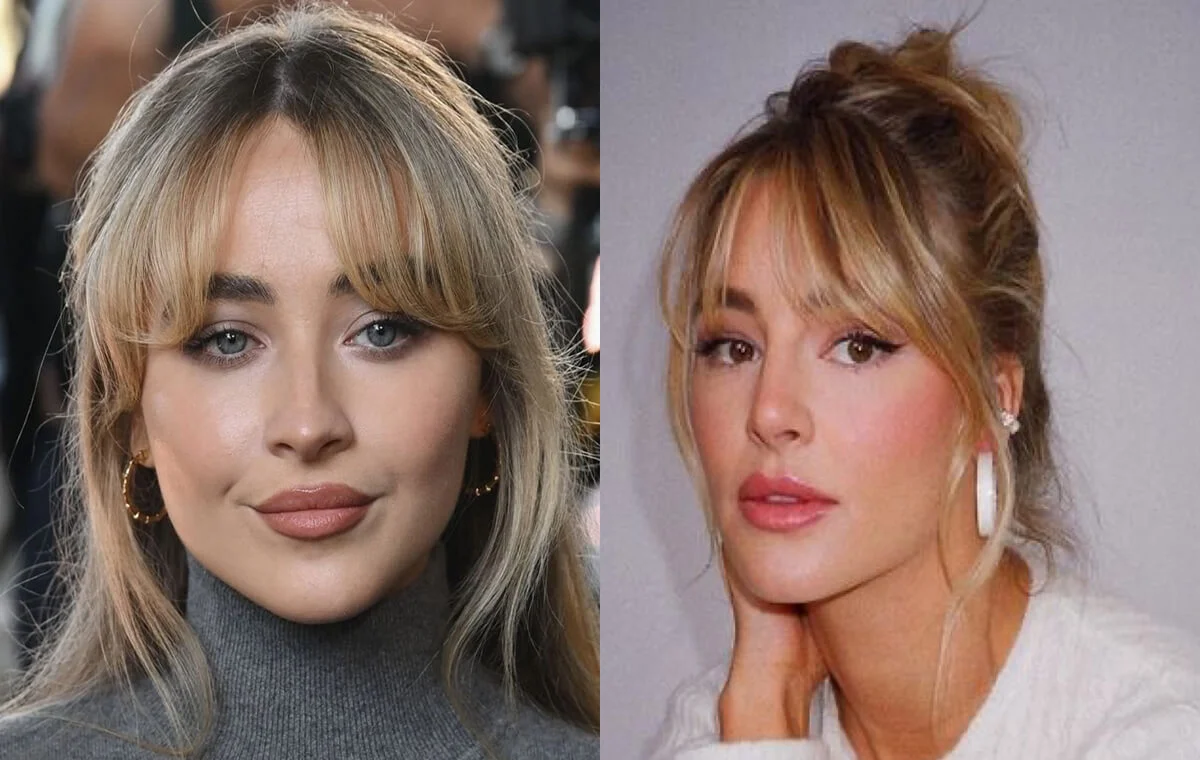 مدل مو با چتری برای زیر شال