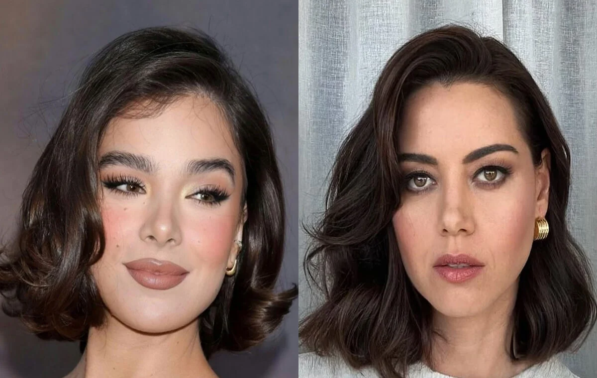 مدل موی کج زیر شال