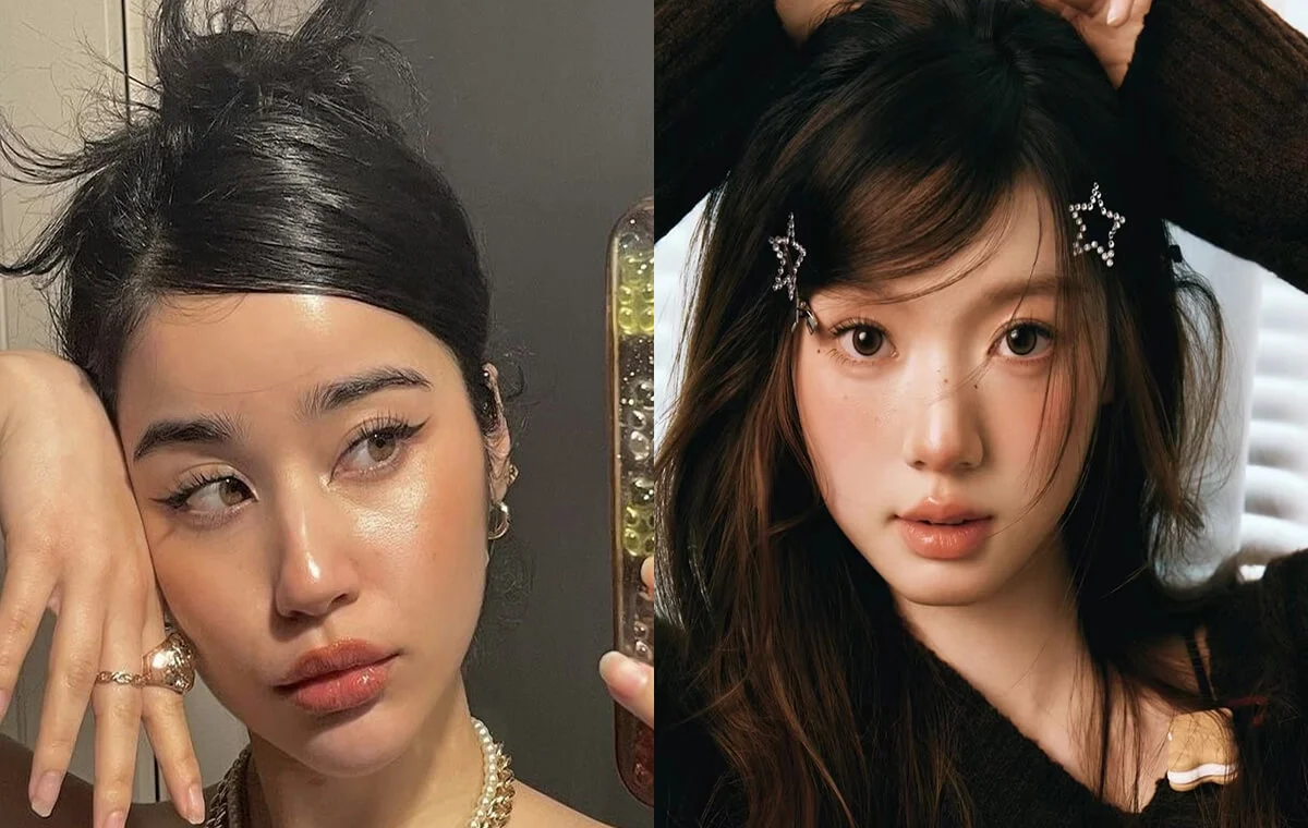 مدل موی فرق کج زیر شال