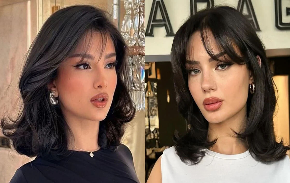 جلوی سر مدل مو زیر شال جدید