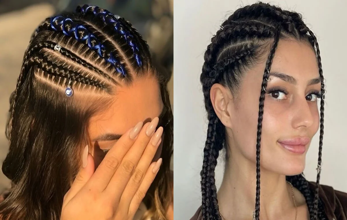 مدل جلوی مو ساده و شیک زیر شال دخترانه