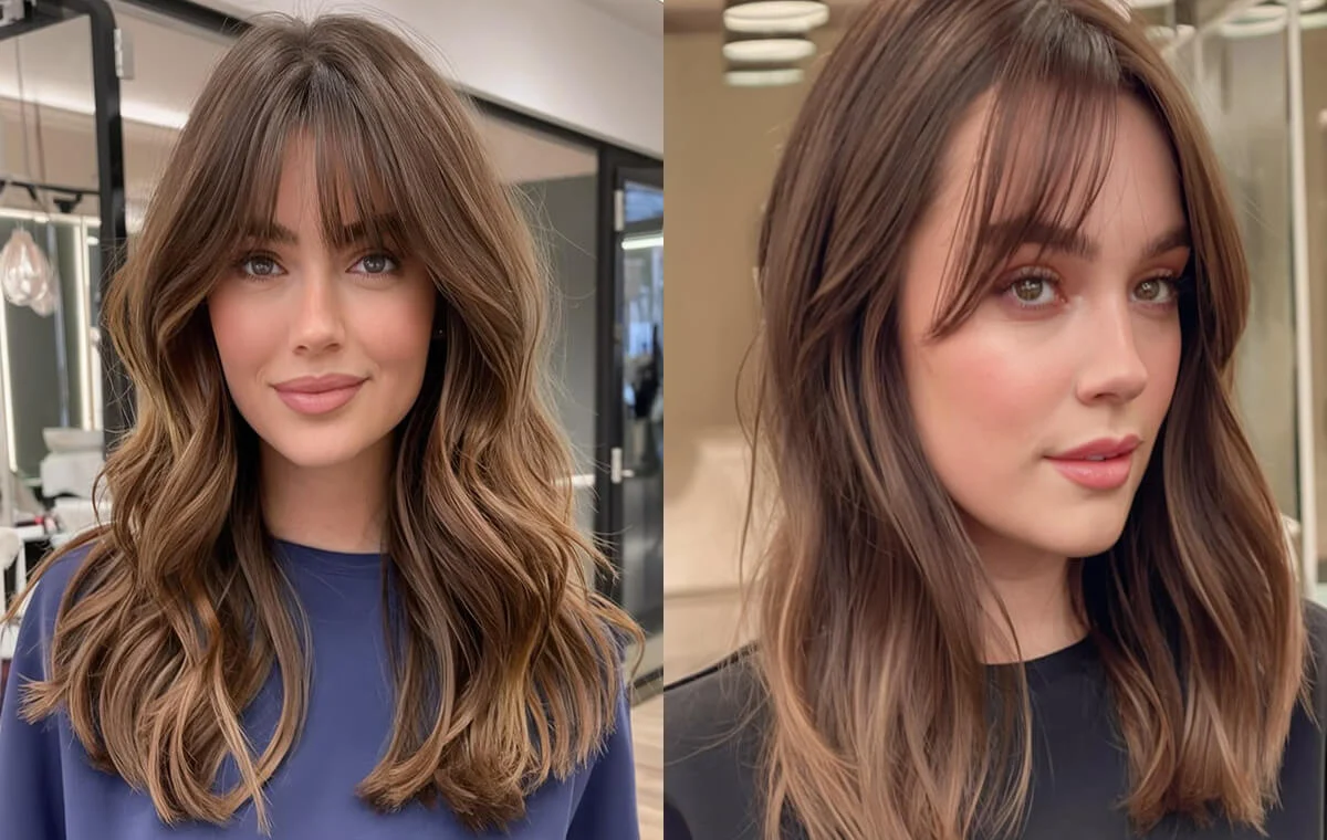 جلوی سر مدل مو زیر شال جدید