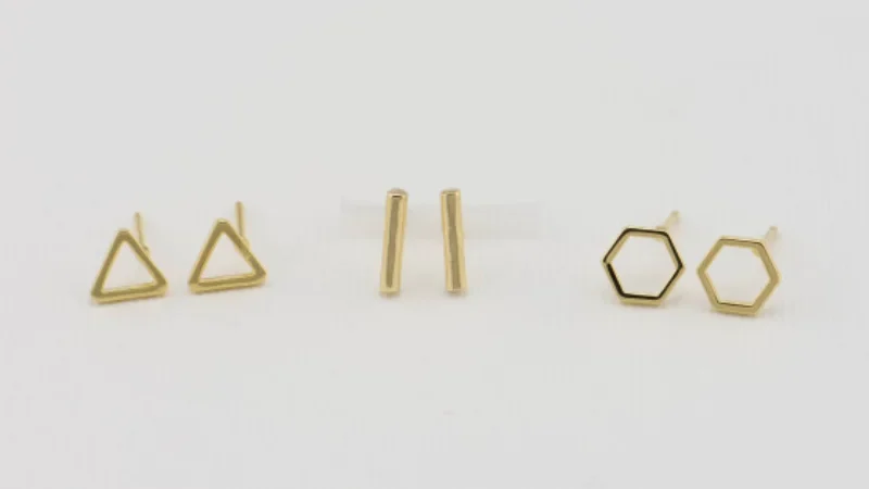 گوشواره طلای مینیمال