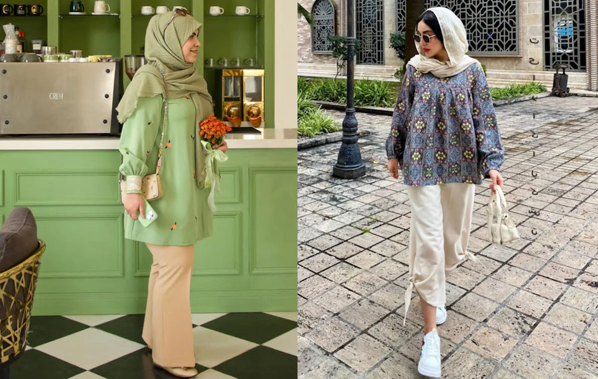 مدل مانتو بهاری آستین پفی